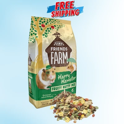 BRANDED Supreme Petfoods Tiny Friends Farm Harry Hamster Fruity Nutty Mix, Various