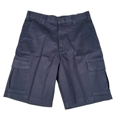Dickies Cargo Shorts Mens 32x10 Navy Blue Loose Fit Workwear Pockets Utility - Image 1 of 4