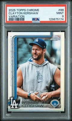 🔥 CLAYTON KERSHAW - IMAGE VARIATION SP! 🔥 2025 TOPPS CHROME - Image 1 of 2