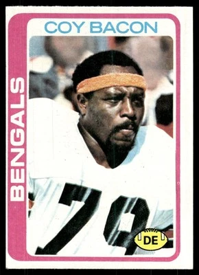 1978 Topps Coy Bacon Cincinnati Bengals #135 - Image 1 of 2
