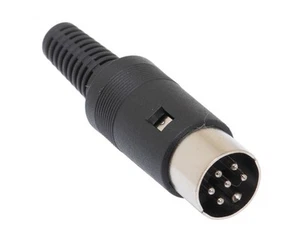 ETA9, Philmore 6 Pin 240° Inline Stecker DIN Stecker ~ Lötausführung - Bild 1 von 1