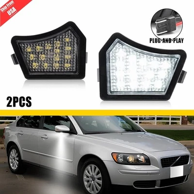 LED Under Mirror Puddle Lights For Volvo XC90 V50 S40 S80/Jaguar XFR XK C2C37089 Foto 1 de 4