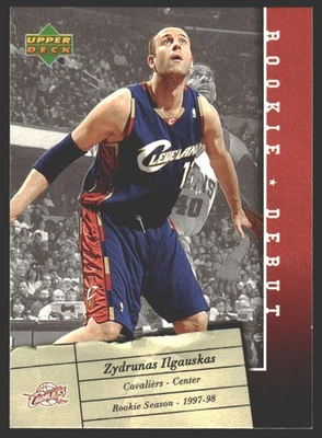 Zydrunas Ilgauskas #14 2006-07 Upper Deck Rookie Debut Cleveland Cavaliers - Image 1 of 2