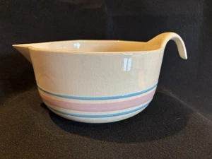 Vintage McCoy Teigschale rosa blau gestreift # 129 - Bild 1 von 14