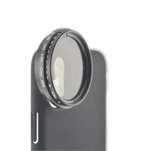 ND Vario Filtre 37 MM Neutr Aldi Chte en Noir Avec Étui pour IPHONE 12 Pro - Zdjęcie 1 z 4