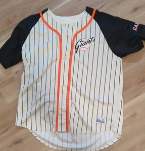 San Francisco Giants Cooperstown Collection Jersey Pinstripe Mens Size 2XL - Picture 1 of 6