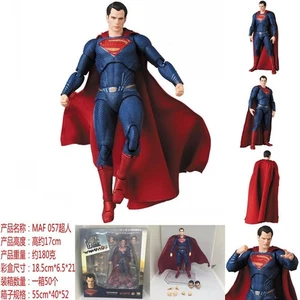 The Avengers Superman Justice League MAF 057 Movable Statue Model W/Head*2 Hand - Picture 1 of 7