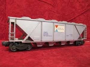 Vintage Lionel #6346-56 Alcoa Aluminium 4 Bay Covered Hopper Car - Spur O... - Bild 1 von 12