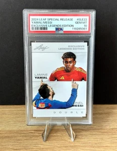 Leaf Special Release Exclusive Legends Edition ELE22 Lamine Yamal Messi PSA 10 - Picture 1 of 4