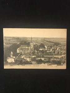 Postcard NEUFCHATEAU Vue generale L’EGLISE SAINT-NICOLAS Vintage RPPC - Picture 1 of 2