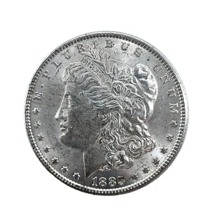 1885 Morgan Dollar BU/MS/UNC.  90% Silver $1 US Coin #513 - Picture 1 of 4