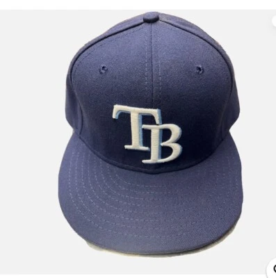 New Era MLB Tampa Bay Rays On Field 59FIFTY Fitted Cap Size- 8 - Image 1 of 4