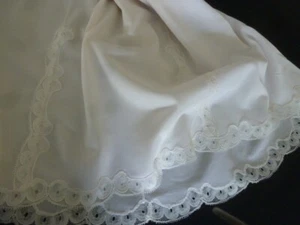 schöner Vintage Petticoat hübsche Spitze Gr. 36/38 elastischer Bund Ref. 01500 - Bild 1 von 2