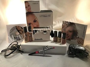 Luminess Air Airbrush Legend White System & Pink Tip No Drip Stylus 5pc Medium - Picture 1 of 11