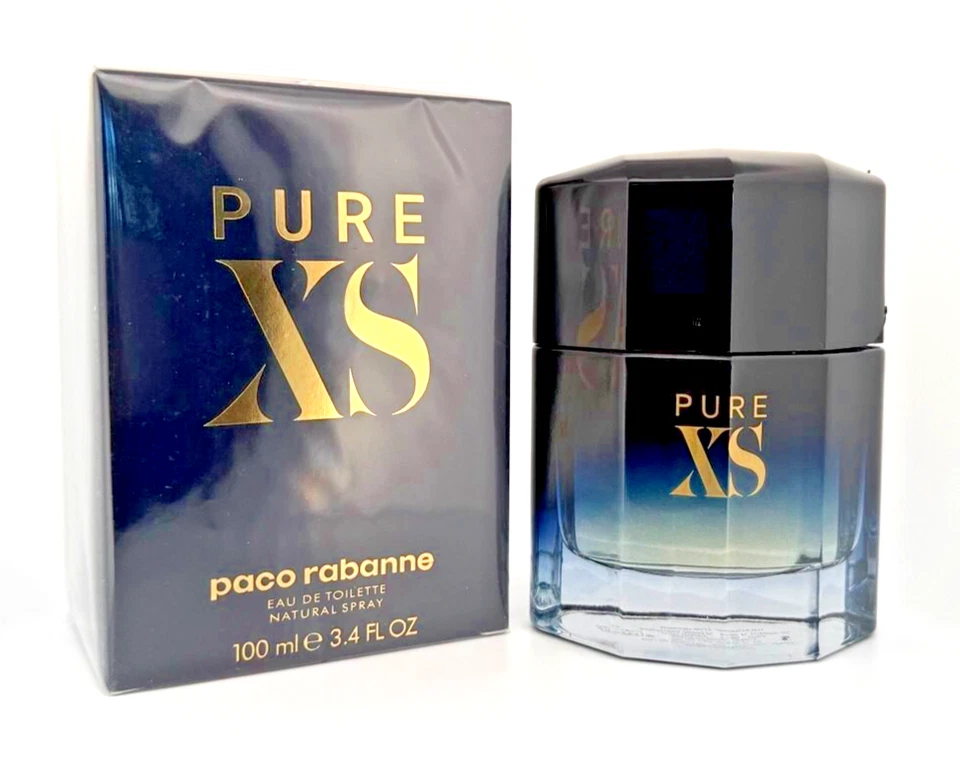 Eau de Toilette Paco Rabanne Pure XS 3,4 OZ 100 ml spray para hombre Foto 1 de 4