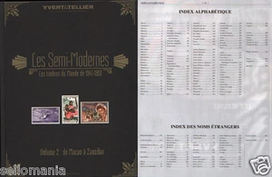 CATALOGO MUNDIAL SELLOS SEMI MODERNOS (1941-1960) TOMO II (M-Z) . YVERT&TELLIER - Bild 1 von 1