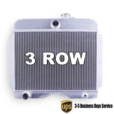 Radiador de aluminio de 3 filas para Jeep Willys CJ3 CJ5 CJ6 1949-1958/camión 1956-1964 Foto 1 de 4