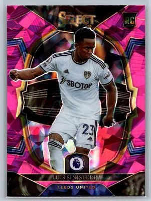 Luis Sinisterra 2022-23 Panini Select Premier League Pink Ice Rookie Card #46 - Image 1 of 2