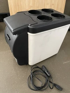 In Car Drink Cooler Heater Holder Mini Fridge - Picture 1 of 3