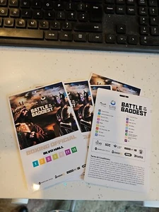 Battle Of The Baddest FIGHT Laminates boxing memorabilia Tyson Fury X 5 Availab - Picture 1 of 3