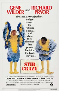 Stir Crazy Movie Poster 24"x36" 24x36 USA SELLER - Picture 1 of 1