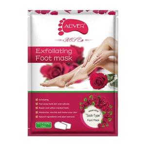 Men Women Baby Soft Foot Peeling Mask Exfoliating Dead Skin Heels Feet Care - Picture 1 of 7