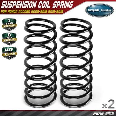Muelles helicoidales traseros 2 piezas para Honda Accord 2008-2015 L4 2,4 L V6 3,5 L sedán cupé  Foto 1 de 4