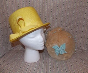 Vintage Jean Arlett Creations Hat w/ Veil Netting - Picture 1 of 10