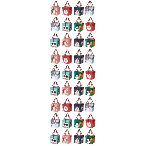 3 Count Candy Container Christmas Gift Bags Paper Containers eBay