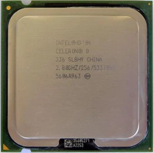 Intel Celeron D 336 CPU 256K Cache / 2.8 GHz / 533 MHz FSB Processor SL98W - Picture 1 of 3