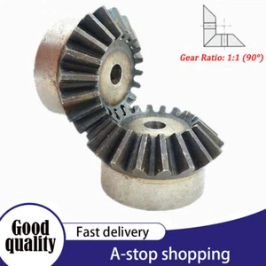 1/1.5/2/2.5/3/4 Mod Bevel Gear 15T-30T Transmission Gears 90°1:1 Pairing Metal - Picture 1 of 7