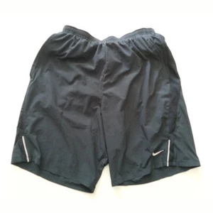 NIKE Dri Fit Men Size S Sport Shorts Navy Blue with Lining NWT - Picture 1 of 11