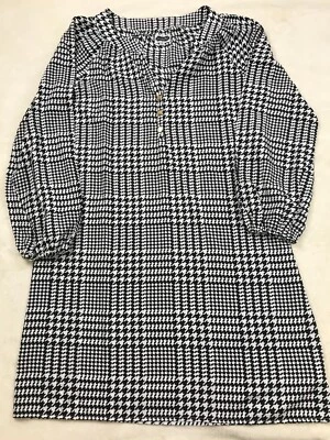 Top túnica manga 3/4 Mudpie para mujer M (8-10) sabuesos dientes Bama carmesí marea #3034 Foto 1 de 4