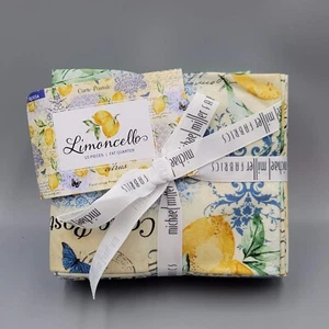 Michael Miller 15 Pieces Fat Quarter Bundle NEW LIMONCELLO - Picture 1 of 12