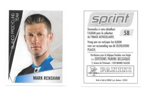 Vignette N°058 - Sprint 2013 - Edition Belge - Mark Renshaw - Picture 1 of 1