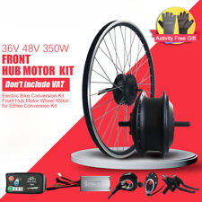 Electric Bike Conversion Kit 36V 48V 350W 20-29Inch 700C Front Hub Motor Wheel