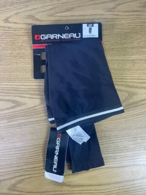 Calentadores de piernas Louis Garneau para adultos con cremallera 2 negros pequeños Foto 1 de 4