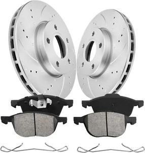 Front Brake Pads And Rotors Kit Compatible w/2012-2018 Ford Focus,2013-2018 Ford - Picture 1 of 14