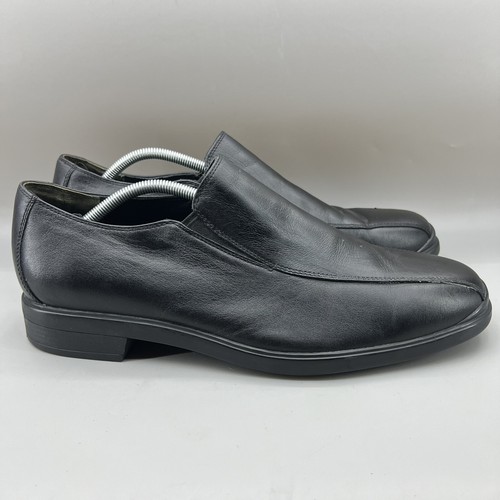 NIKE Scarpe Cole Haan Air Stylar uomo taglia 12 M nere grembiule pelle mocassini comodi