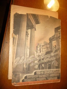 NUMERO UNICO DEDICATO AI 6 BOMBARDAMENTI SUBITI DA GENOVA DEL 1942 PROPAGANDA - Picture 1 of 7