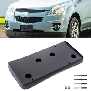 Front License Plate Frame Mounting Bracket w/ HW For 2010-2015 Chevrolet Equinox - Picture 1 of 6