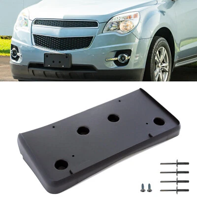 Front License Plate Frame Mounting Bracket w/ HW For 2010-2015 Chevrolet Equinox Foto 1 de 4