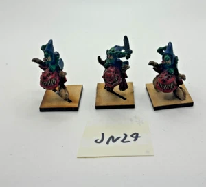 Warhammer Fantasy Orcs & Goblins Squig Hoppers x3 Lote Fuera de Stock Metal De Colección - Imagen 1 de 1