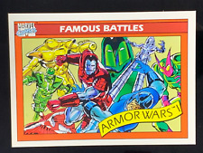 Famous Battles Armor Wars I #108 Marvel Comics Impel Card 1990 