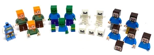 Lego Minecraft lot of minifigures and mobs - Picture 1 of 6