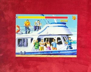 Litografía oficial Capcom de Ken Battle Harbor 9" x 7" - Imagen 1 de 3