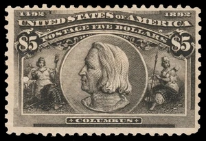 United States Scott 245 (1893) Mint NG F-VF, CV $1,250.00 C - Picture 1 of 2