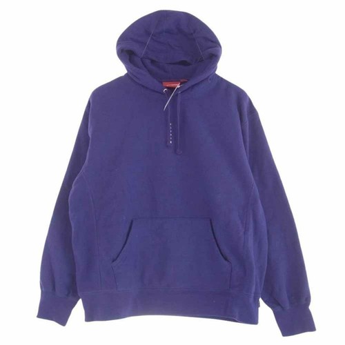 Felpa con cappuccio Supreme 20AW micro logo pullover viola usata LIFE 0