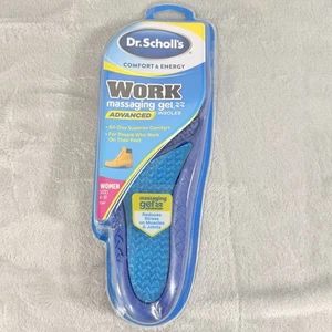 NEU Dr. Scholls Damen Arbeit Massage Gel Advanced Einlegesohlen Größe 6-10 ein Paar - Bild 1 von 5