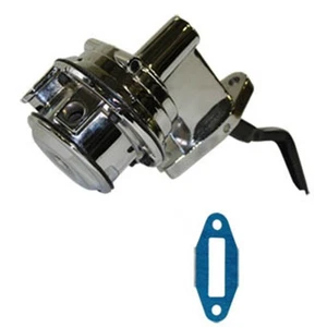 Bomba de combustible mecánica cromada, se adapta a Ford bloque pequeño V8 351C 400M 1/4 NPT Mustang - Imagen 1 de 1
